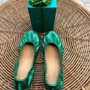 Tieks, Size 7, Emerald Patent
